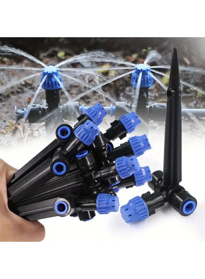 Yongquan Style 5pcs Adjustable Micro Drip Irrigation System With Stake Atomization Sprayer - Image 1